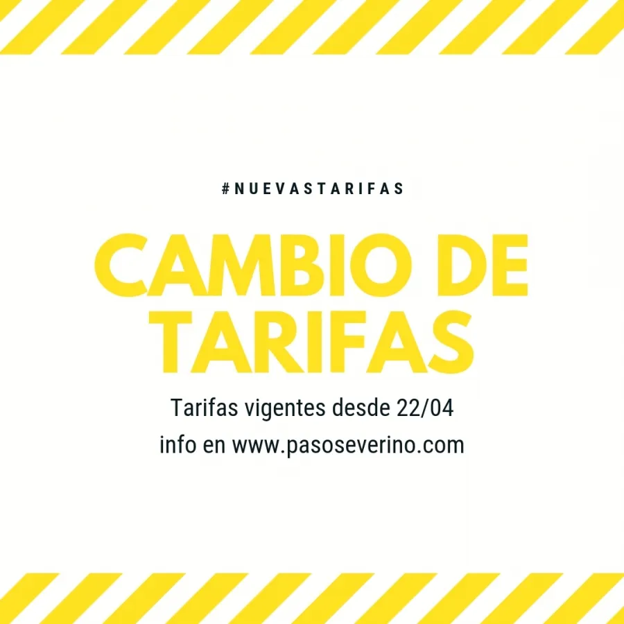 Cambio de Tarifas